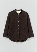 Organic Cotton Cord Shirt | Bitter Chocolate
