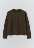 Loopback Jersey Easy Sweater | Dark Olive