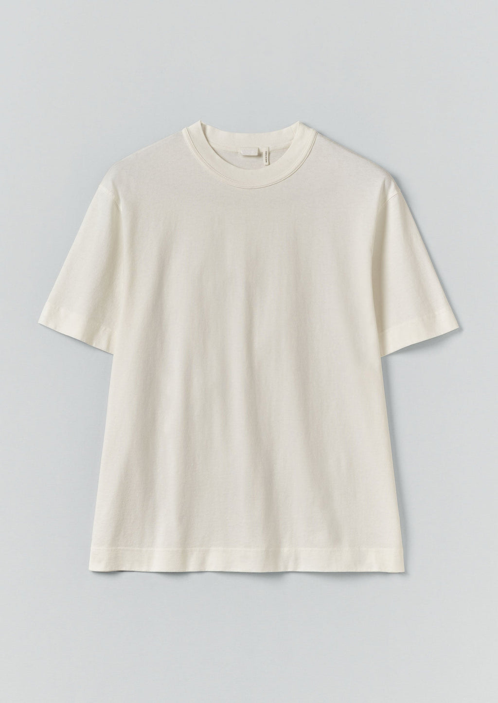 Cotton Relaxed Tee | Paper White