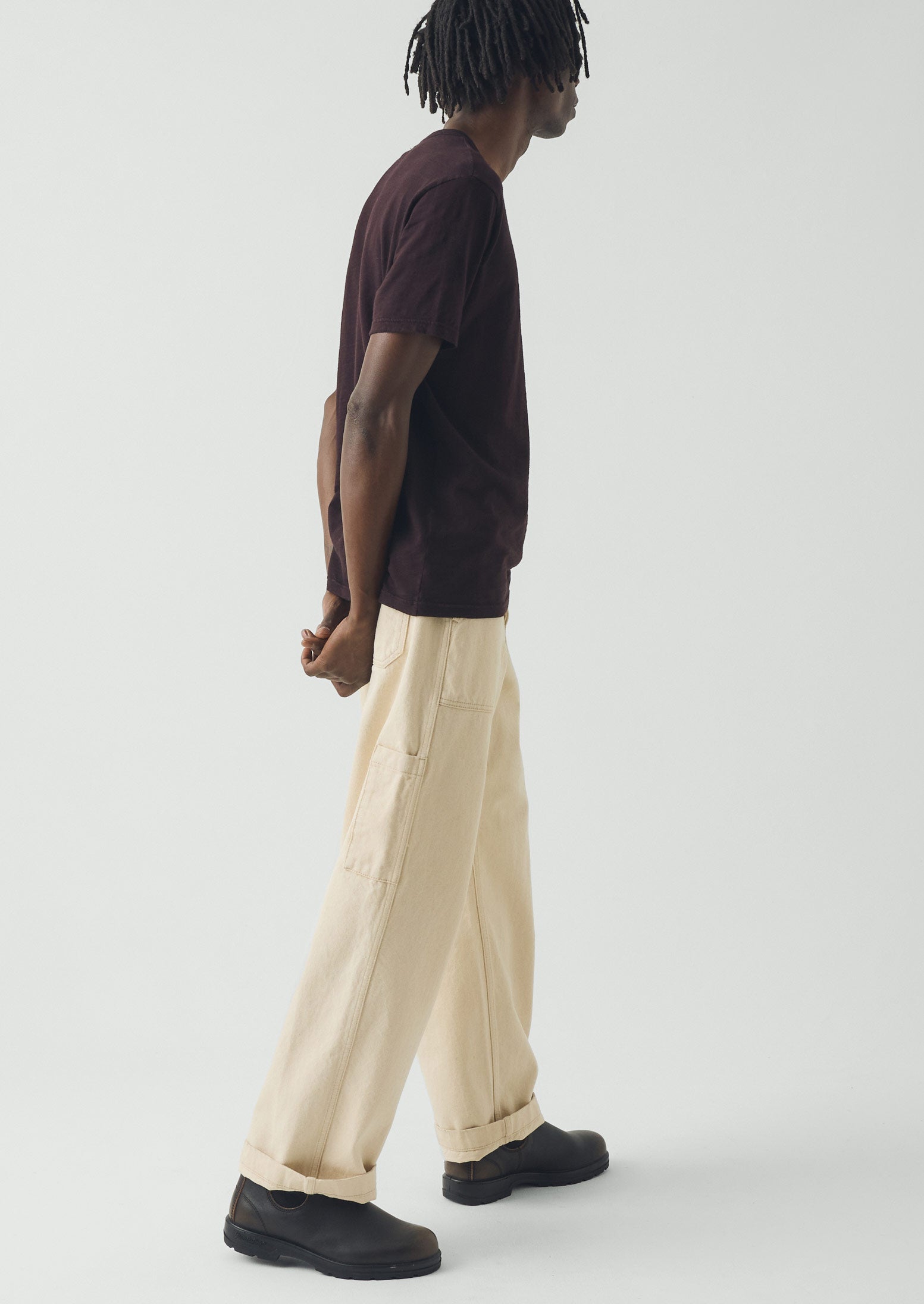 Theo Organic Cotton Short Sleeve Tee | Beetroot