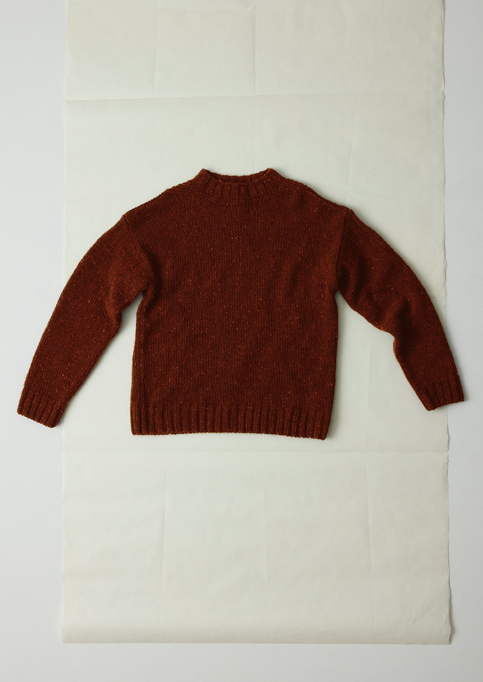 Finn Donegal Wool Sweater | Bordeaux