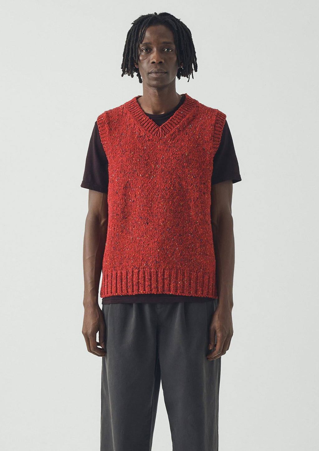 Donegal Wool Knitted Tank | Hawthorn
