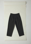 Bill Cotton Canvas Wide Leg Trousers | Soft Black