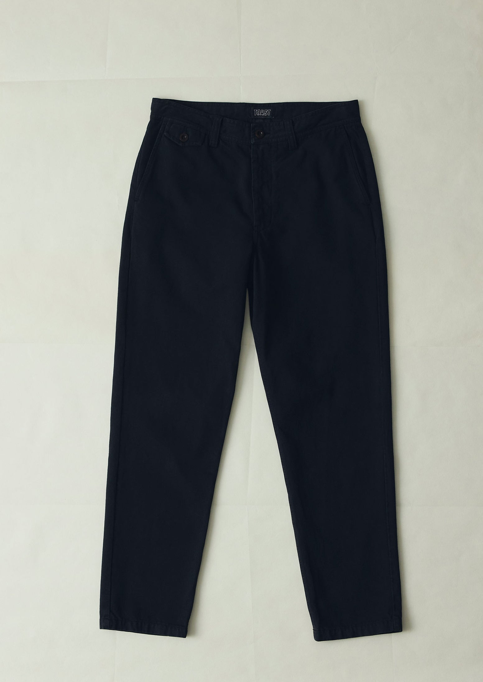 Norv Garment Dyed Tapered Trousers | Charcoal