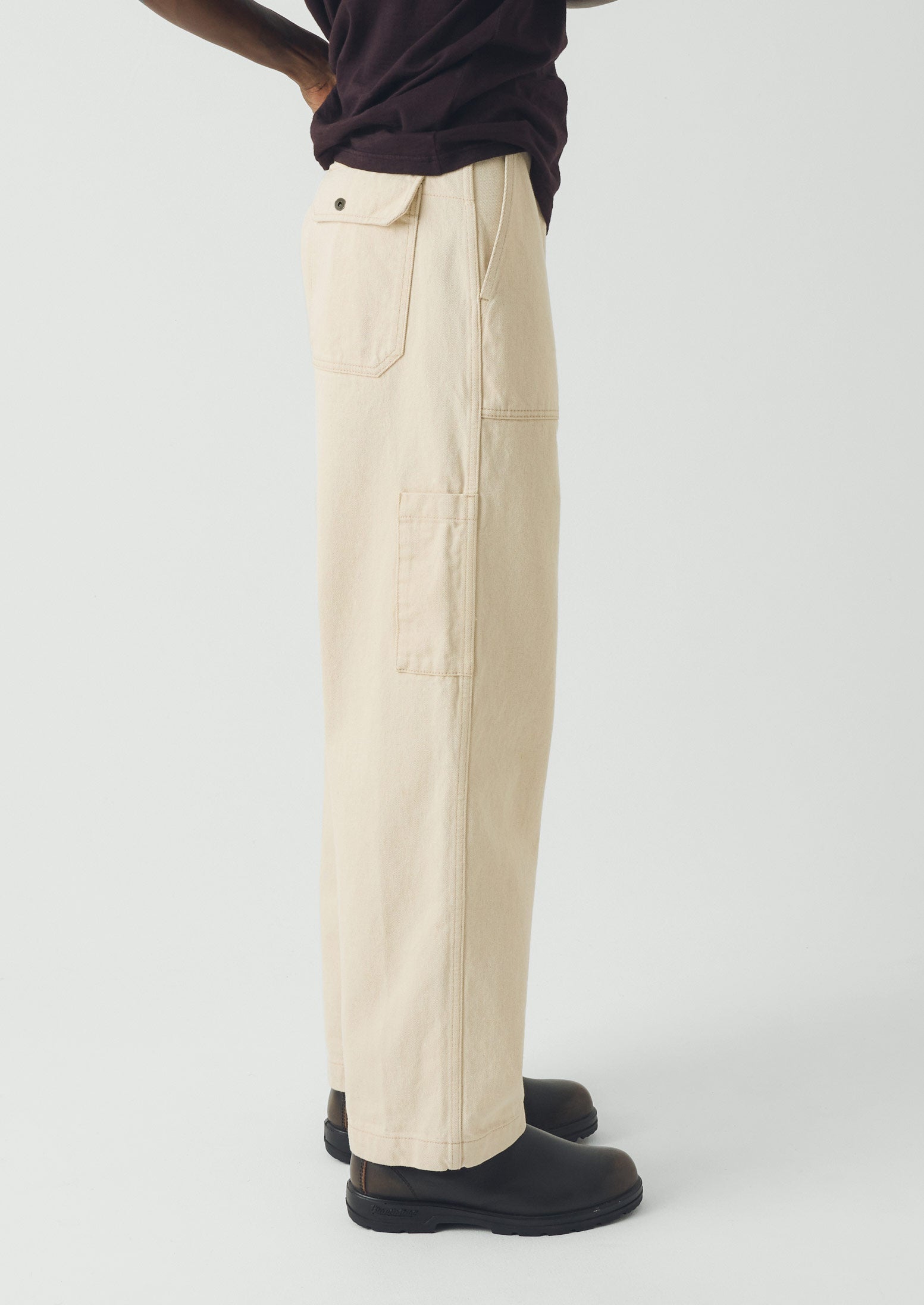 Rory Carpenter Ecru Denim Jeans | Ecru