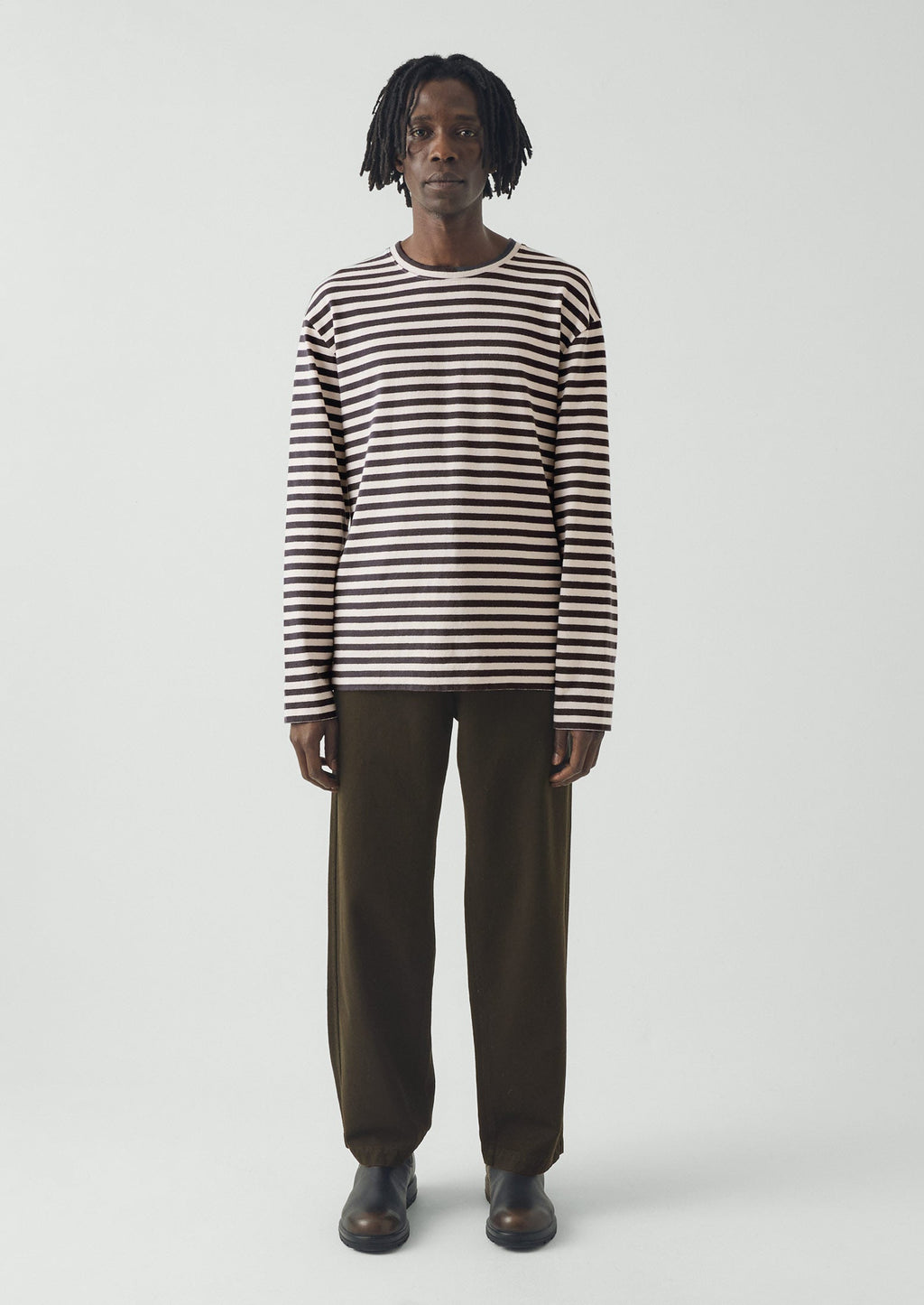 Rory Straight Leg Trousers | Iron Green