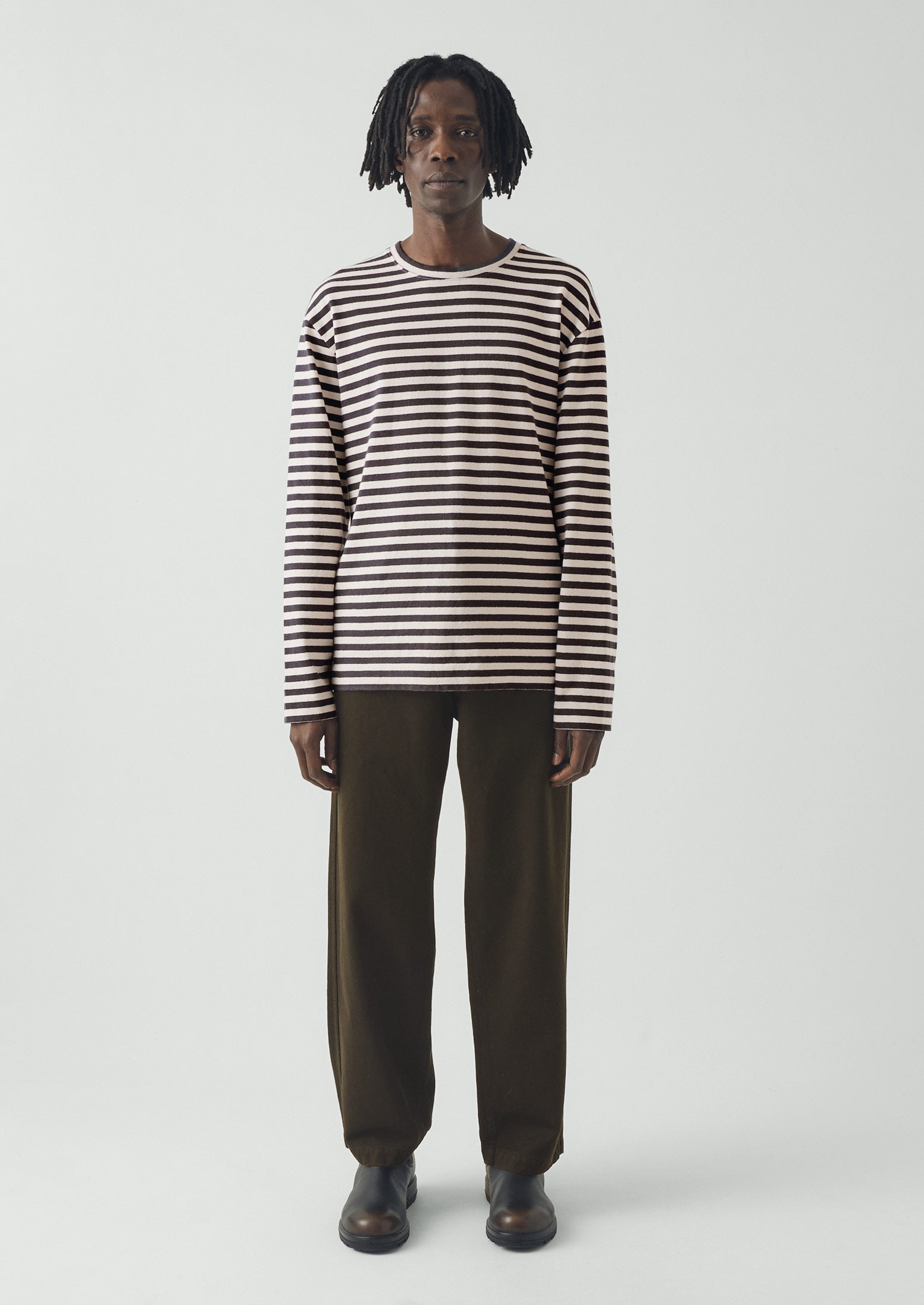 Rory Straight Leg Trousers | Iron Green