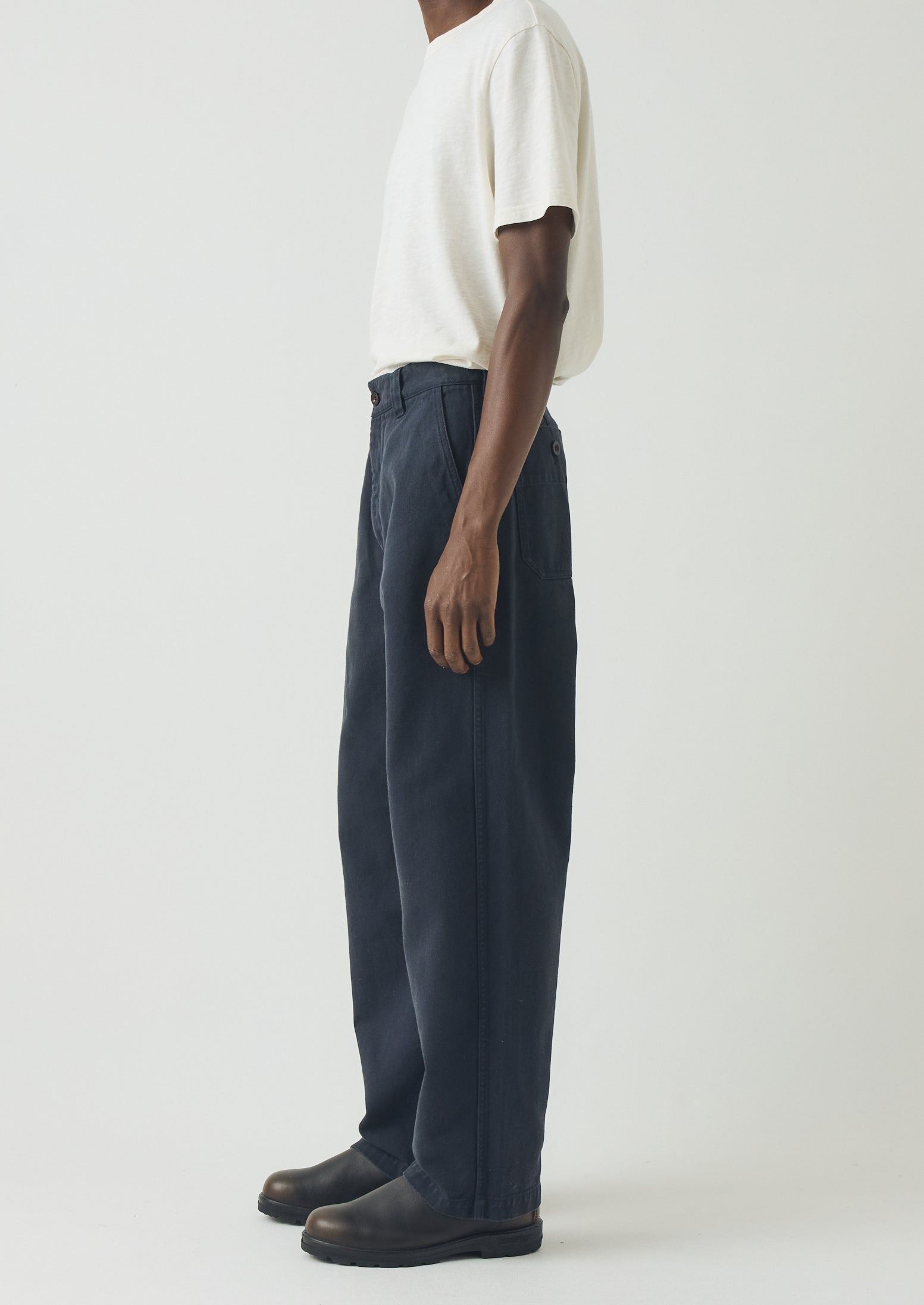 Rory Straight Leg Trousers | Ink