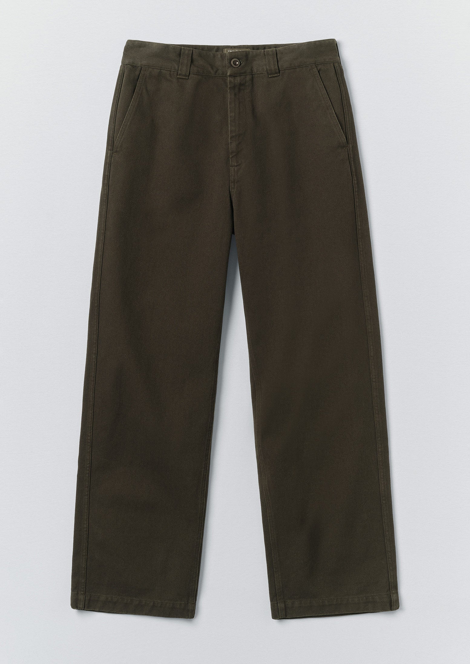 Rory Straight Leg Trousers | Iron Green