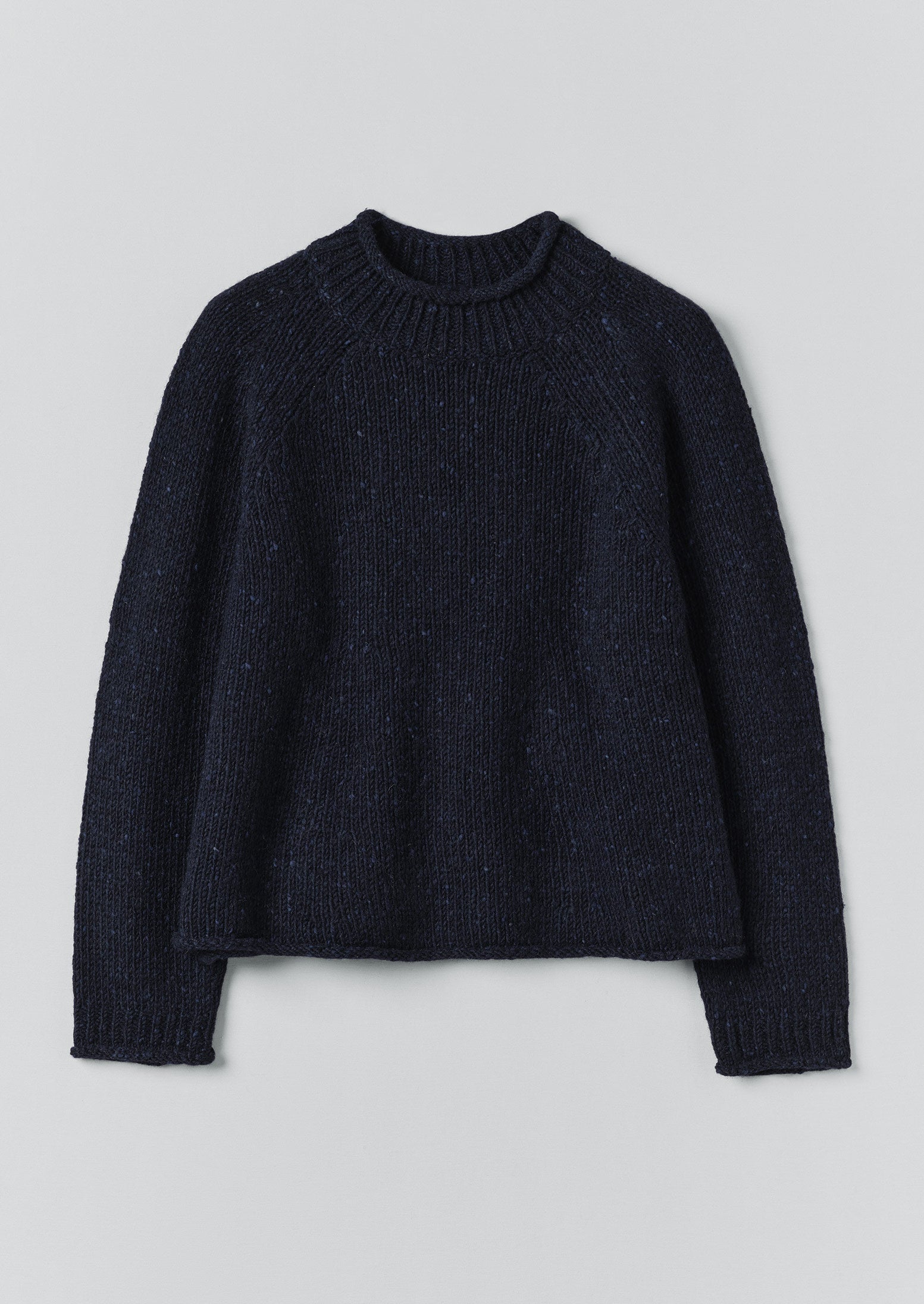 Orla Donegal Wool Sweater | Navy