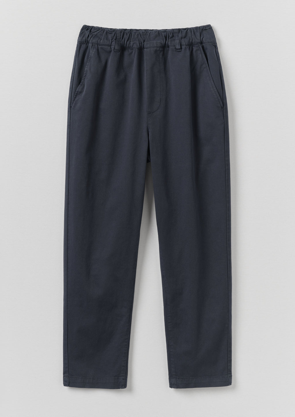 Gabi Cotton Pull On Trousers | Storm Blue