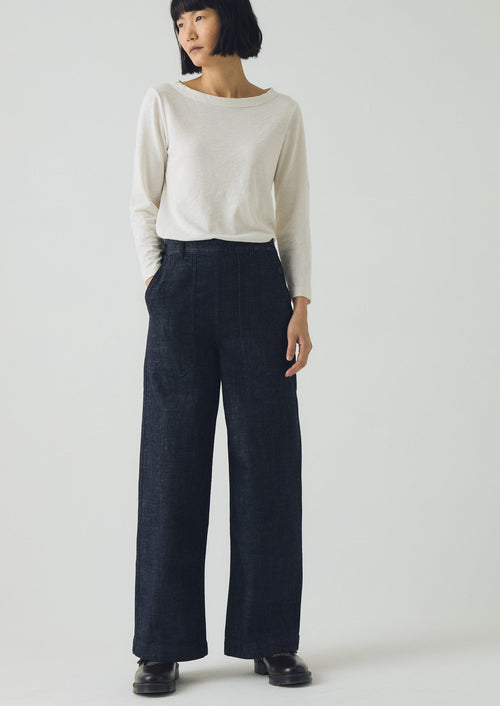 Annie Organic Denim Full Length Jeans | Indigo
