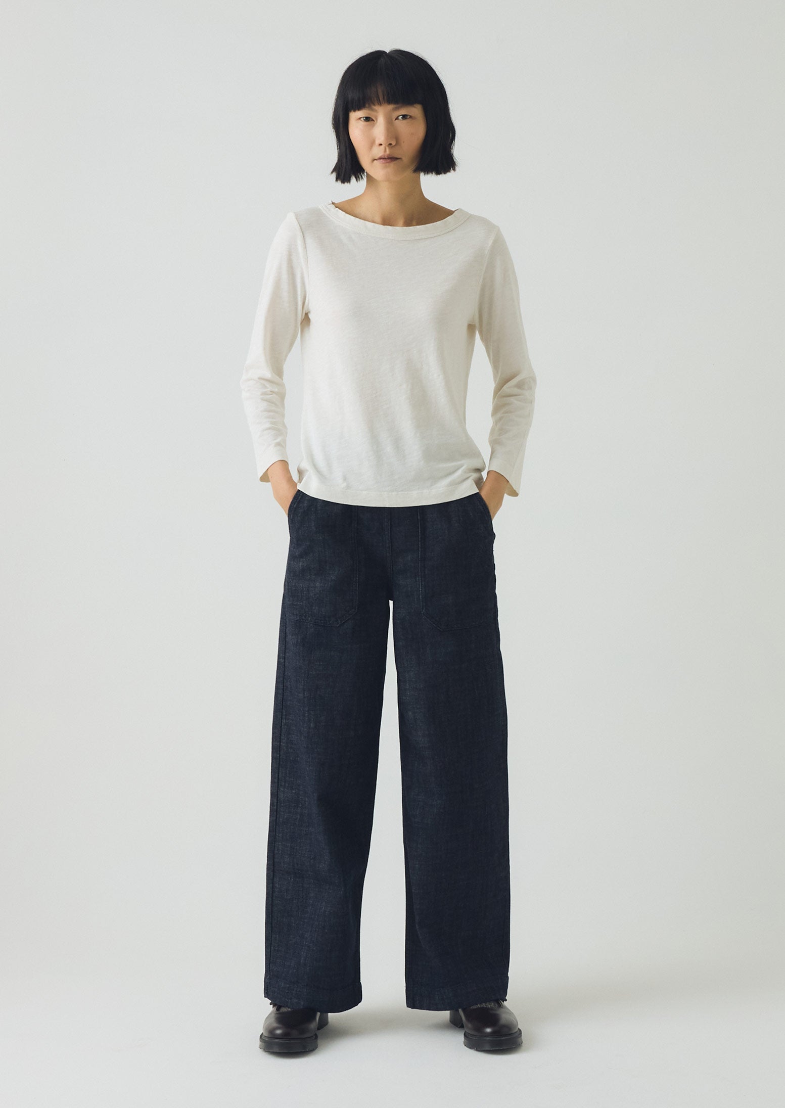 Annie Organic Denim Full Length Jeans | Indigo